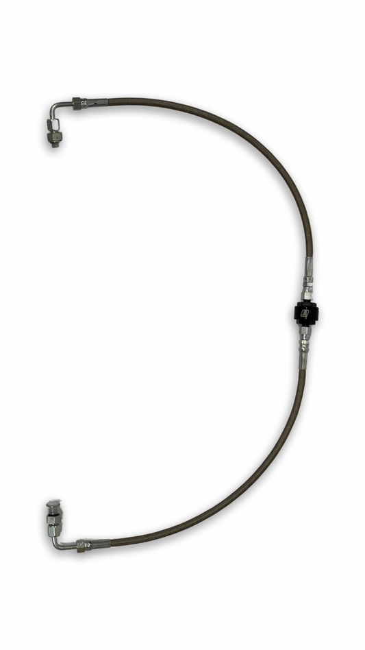 Gravedigger Top Mount Turbo Oil Feed Line